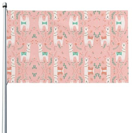 Drapeau de jardin décoratif rose camel imprimé cactus saisonnier Noël vacances extérieur petite décoration d'intérieur simple face