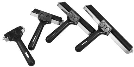 LIFKOME 4 pièces Rollers pour Impression et Peinture Polyvalents Résistants à Usure Outils Robustes pour Marouflage Gravure et Travaux Manuels
