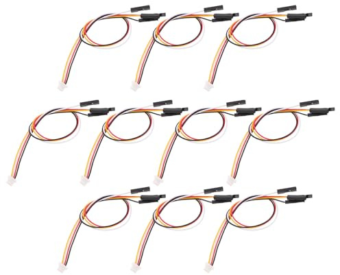 Angoily 10 pezzi Cavo Adattatore Pin Femmina Grove Connettore Maschio Cavi Elettrici Sottili Multipli per Dispositivi Elettronici Design Unico e Resistente