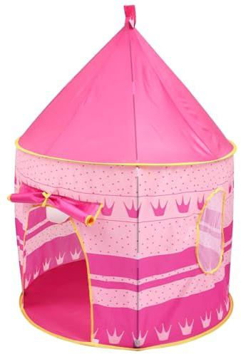 Veemoon Tente de Jeu Portable pour Garçon et Filles Rose Maison de Tente pour Chambre D’garçon et Filles Légère et Pliable Aire de Jeux Intérieure et Couleur Aléatoire