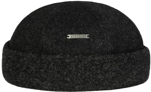 Stetson Sparr Dockercap Umschlagmütze Made in EU Damen und Herren Herbst Winter