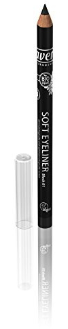 lavera Soft Eyeliner Black schwarz ∙ Kajal Liner ∙ Präziser Lidstrich ∙ Natural & innovative Make up ✔ vegan ∙ Bio Pflanzenwirkstoffe ∙ Naturkosmetik 1er Pack (1 x 1 g)