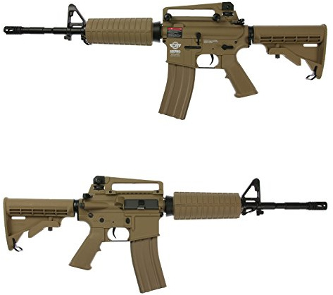 OpTacs Softair - G&G Armament M4 CM16 Carbine - ab 14, unter 0,5 Joule Desert