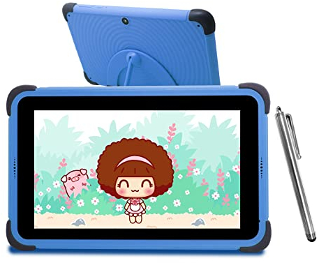 CWOWDEFU 8 HD Kids Pro Tablet 8 Inch Android 11 Tablet Children's Tablet WiFi 32GB Tablets for Child Toddler Learning Tabletas with Stylus Pen (Blue)