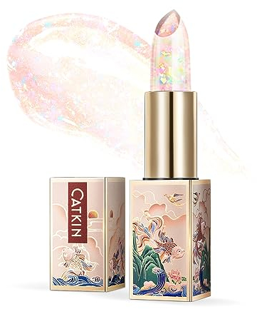 CATKIN Lippenbalsam Natürliche getönte Lippenpflege Classic mit Vitamin E, Spendet Feuchtigkeit für trockene Lippen Lippenpflegestift 3.3g