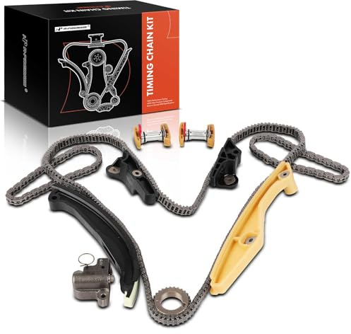 A-Premium 13PCS Engine Timing Chain Kit W/Sprocket & Tensioner & Guide Compatible with Ford & Lincoln - F-150 2011-2016, Expedition 2015-2017, Police Interceptor Utility, Navigator - V6 3.5L 3.7L