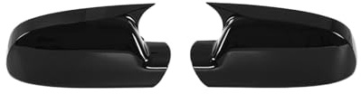 DAYKET Tapas de Espejo de Coche para Audi B7 A3 A4 A6 S4 2004-2008, Cubierta de Espejo retrovisor Lateral,Black