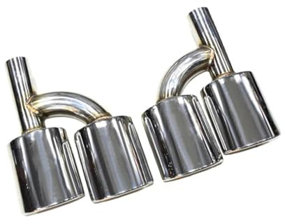 Endschalldämpfer 1 Paar Für Benz C-Klasse W204 C180 C200 C260 2008–2013 Edelstahl-Auspuffrohr Schalldämpfer Endrohr Schalldämpferspitze Zubehör Auspuffblende Auto