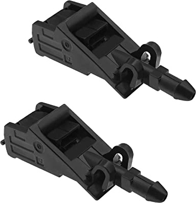 VGOL 2pcs Ugelli Lavavetri Tergicristallo Anteriori Per Auto 6RD955985 6E0955985A Getto Spray Tergicristallo Compatibile Con Golf Compatibile Con Bora MK4 Compatibile Con Passat B5 Polo