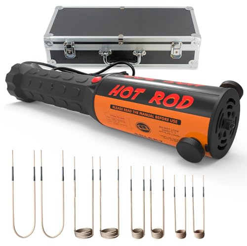 Solary Induction Bolt Heater Tool - 1200W 110V Magnetic Induction Heater Bolt Removal, Nut Buster Tool with 8 Coils for Rusty Screw Removing