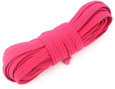 30 metros 6 mm banda elástica de color decoración del hogar banda de goma poliéster cuerda elástica ropa accesorios de costura,6mm