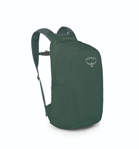 Osprey Ultralight Collapsible Stuff Pack - Lightweight, Packable Travel Backpack — Extra Bag For Travel and Every Day — 18 L Capacity Daypack to Expand Luggage, Tundra Green