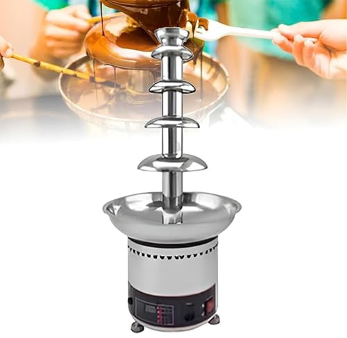 Chocolate Fountain with Temperature Control - Ideal for Fondue, BBQ Sauce, and Fruit - Perfect for Parties and Gatherings