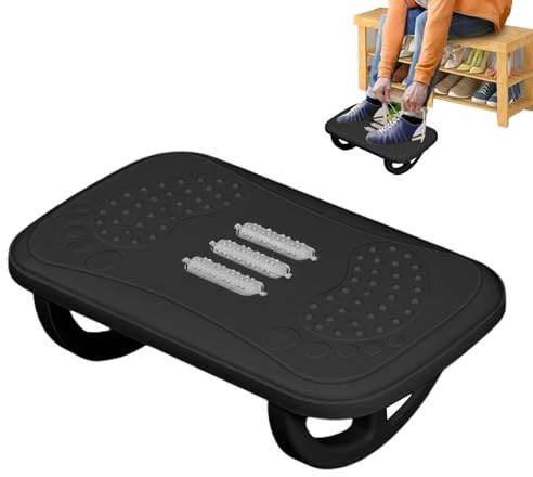 Ergonomische Fußstütze Schreibtisch, Schaukelnder Fußhocker Für Unter Den Schreibtisch,Beweglicher Beinkomfort Hocker für Home Office, Arbeitszimmer, Lange Sitzzeiten & Büroarbeit