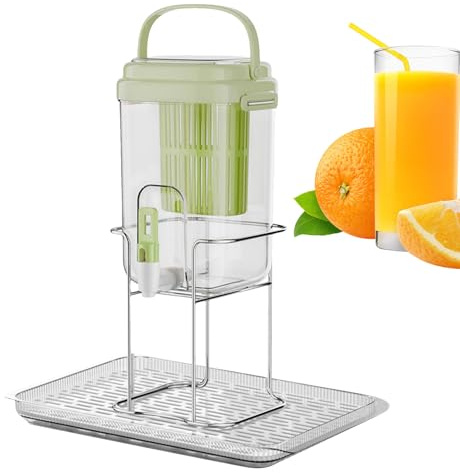 Distributeur de Boissons Glacées | Conteneur Extérieur Avec Robinet Et Filtre,Fontaine à Boissons pour Camping et Événements,Pour Pique-nique, Rassemblement, Voyage, Camping, Soda, Limonade et Jus de