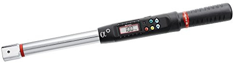 FACOM - Clé Dynamométrique Électronique Couple et Angle - E.316-135D - Capacité 6,7 à 135 Nm - Plusieurs Unités de Mesures - 9 Préréglages - Coffret et Plateau en Mousse - Outillage à Main