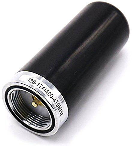 TengKo NMO Dual Band Hochleistungsantenne Für Auto Mobilfunk UHF VHF 400-470 136-174MHZ Schwarz