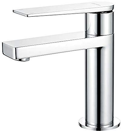 GRIFEMA Lyon, Miscelatore Lavabo, Rubinetto Monocomando per Bagno, Cromo [Exclusiva Amazon] [Esclusiva Amazon]