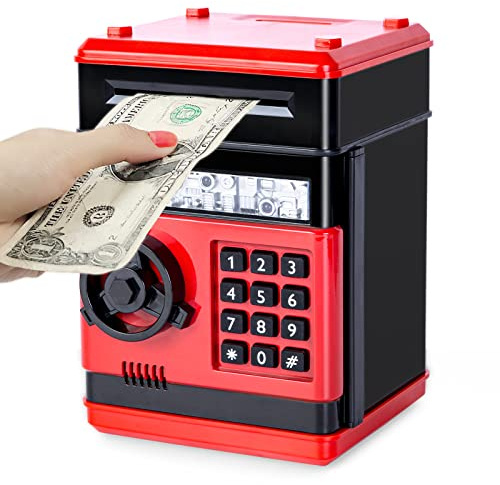 Highttoy ATM Elektronische Münze Geldbank Spardosen für Kinder