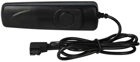 vhbw Disparador Remoto a Distancia, Cable Compatible con Sony Alpha DSLR-A100W, DSLR-A200, DSLR-A200H cámara, 1 m, liberación en 2 Pasos