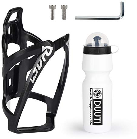 HASAGEI Flaschenhalter Fahrrad Trinkflaschenhalter Leicht Flaschenhalter Stark Wasserflaschenhalter Flasche Getränkehalter Fahrrad MTB Rennrad Fahrrad Topcage mit 700ml BPA-frei Flasche (Weiß)