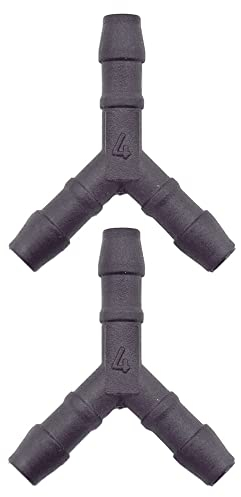 2 x YOU.S Original Schlauchverbinder Zwischenstück RGV Ø 4x4x4 mm - Y Form