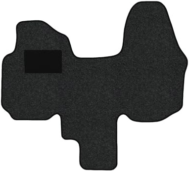 Fußmatten passend für Renault Trafic II Typ JL, FL, EL 2-Sitzer (Baujahr 2001-2014), Hit anthrazit | 1-TLG | Umrandung schwarz