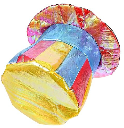 ABOOFAN 3st Kleidung Kostüme Für Erwachsene Abschlussball Requisiten Clown-hüte Clown-mütze Trachtenhüte Für Erwachsene Clownmützen Für Erwachsene Kostüm Hüte Zylinder Flache Oberseite