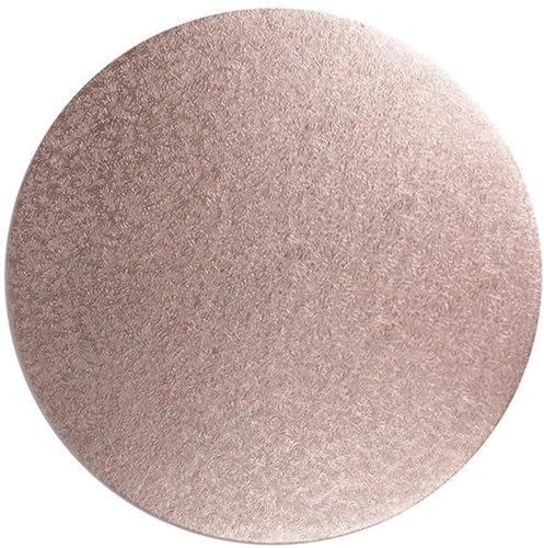 BrandNewCake® Runder Kuchenunterlage in Roségold Ø35,5cm – Perfekte Tortenplatte für Hochzeiten und Feiern