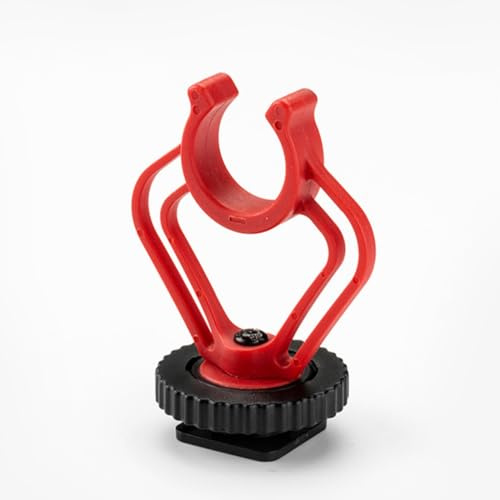 CORHAD Mikrofonhalterung Shockmount Leichtes Microphone Rack Mit Schraube Und Cold Shoe Adapter Tragbar Für Studio Und Aufnahme
