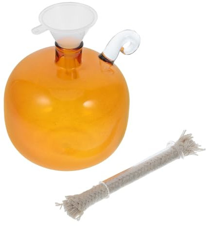 IMIKEYA Nachfüllbare Öllampe Aus Glas Klar Für Innenbereich Ölkerze Öllampen Öl Lampe Lampe Ölkerzen Lampenöl