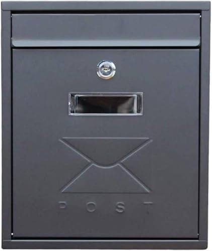 NSTVVEE E-Mail: Villa in Stile Europeo con Cassetta Postale con Serratura, Cassetta dei Suggerimenti, portariviste e giornali da Parete per Ufficio, Cassetta Postale Antipioggia