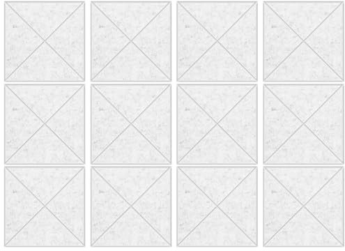 BELOWSYALER Lot de 12 panneaux acoustiques adhésifs en mousse insonorisants pour studios d'enregistrement et salles de classe