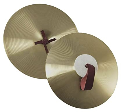 Crash - Par de platillos musicales para espectáculos profesionales de fiesta, escenario, 20,32 cm, 20,32 cm