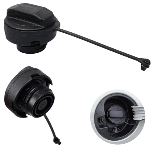 Universal Auto Tankdeckel, Kraftstofftankdeckel aus Kunststoff, Schwarz, Wiederverwendbar, für Alle Autos und Lieferwagen