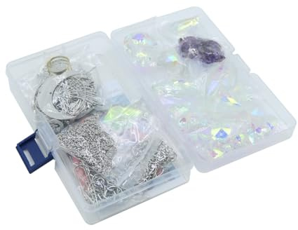 Gurtt 400 Pieces Crystal Suncatcher DIY Decoration Window Hanging Decoration for Home Office Garden Outdoor Wedding Party
