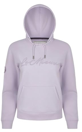 LeMieux Elspeth Hoodie - Kangaroo Pocket with Concealed Mesh Phone Pouch - Super Soft - Created Just for Equestrians - Lilac - UK8