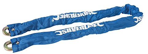 Silverline Tools 719795 Cadena de Alta Seguridad con Funda, 1200 mm