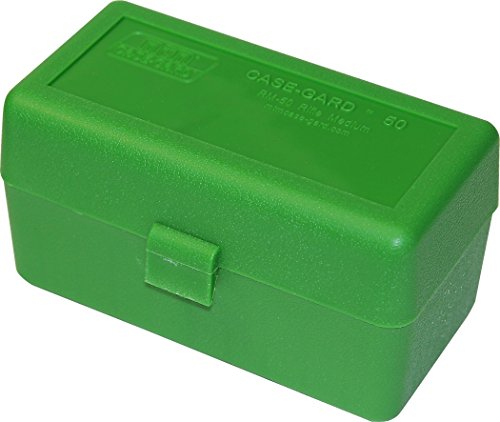 MTM 50 Round Rifle Ammunition Box RM-50 Green