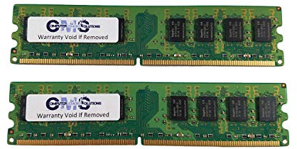 4 Go (2 x 2 Go) DIMM Barrette de Ram, Carte Ram Mémoire Vive Compatible avec Dell Dimension 9100 Bureau de la Série par cms A86