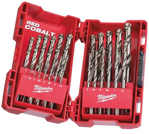 Milwaukee Kit CX Plastico de 25 brocas HSS-G Cobal