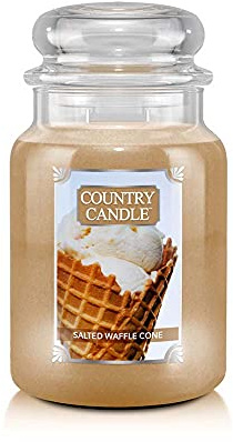 Country Candle - Candela profumata in barattolo di vetro, 23 oz