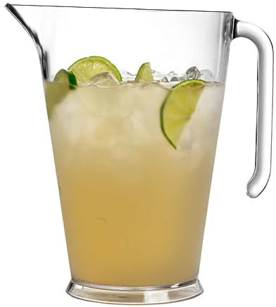 AIOS 4 Pint Hard Plastic Jug/Pitcher. Dishwasher Safe (2.2L / 4 Pints). Ideal as a Water jug, for Pimms & Punches, Juices & Beers