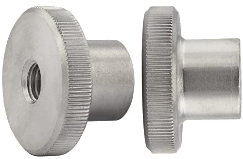 OPIOL QUALITY® Rändelmuttern DIN 466, hohe Form M6 aus Edelstahl A1 V1A (2 Stück)