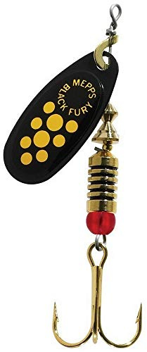 Mepps - Cucharilla Mepps Black Fury Point amarillo, Point Jaune x1, 2