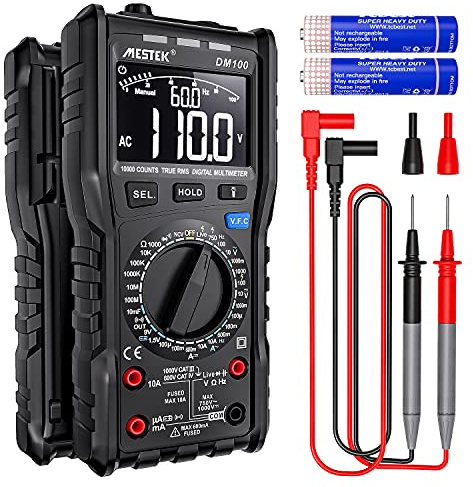 Digital Multimeter Spannungsprüfer AC DC Strommessgerät Stromzähler MESTEK Spannung Tester NCV VFC Amp Volt Ohm Hz Dioden Widerstand Frequenz Kapazität Hochgeschwindigkeits Verbrennungsschutz