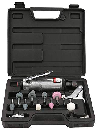 Ponceuse pneumatique Fraise à air Crayon pneumatique Meuleuse à matrices Ponceuse pneumatique en métal Meuleuse de polissage Meuleuse à outils pneumatique Ensemble d'outils de broyage, pour la coupe,