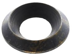 Restagraf - Rondelle Cuvette pour Vis à Tête Fraisée - Diamètre 4,8 mm - Laiton - Zingué Noir - Répartition de Charge - Usage Automobile et Bricolage - Réf. 676 - Sachet de 40