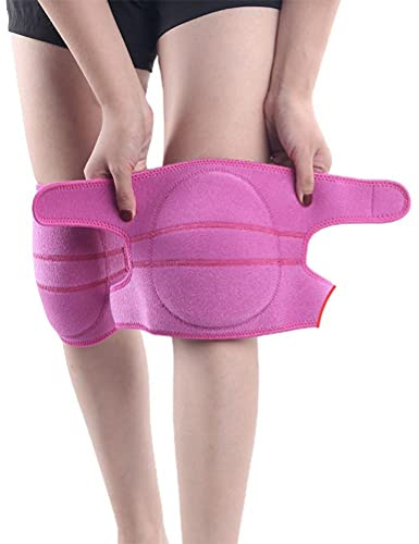 ARTOCT Verstellbare schützende Knieschützer, weicher Schwamm Dance Knieschützer Frauen Mädchen, atmungsaktive Anti-Fall Sport Knieschützer Protektor Tanz Yoga Sport