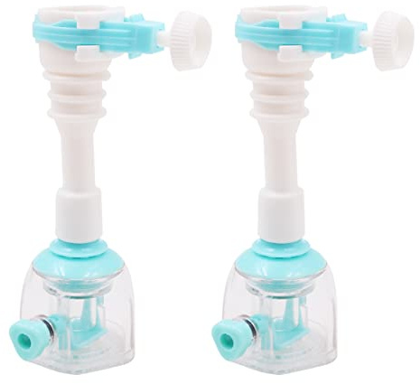 WANGCL Estensore per Rubinetto Regolabile da 12,5 cm, per lavello da Cucina con 2 Tipi di Scarico dell'Acqua Girevole, Adatto per beccucci Rotondi da 15 a 23 mm di Diametro